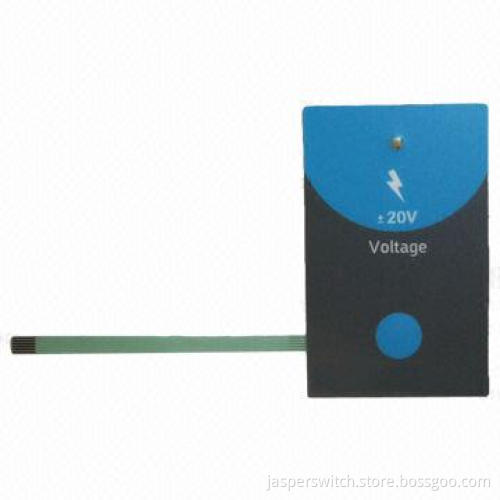Membrane panel with flat cable